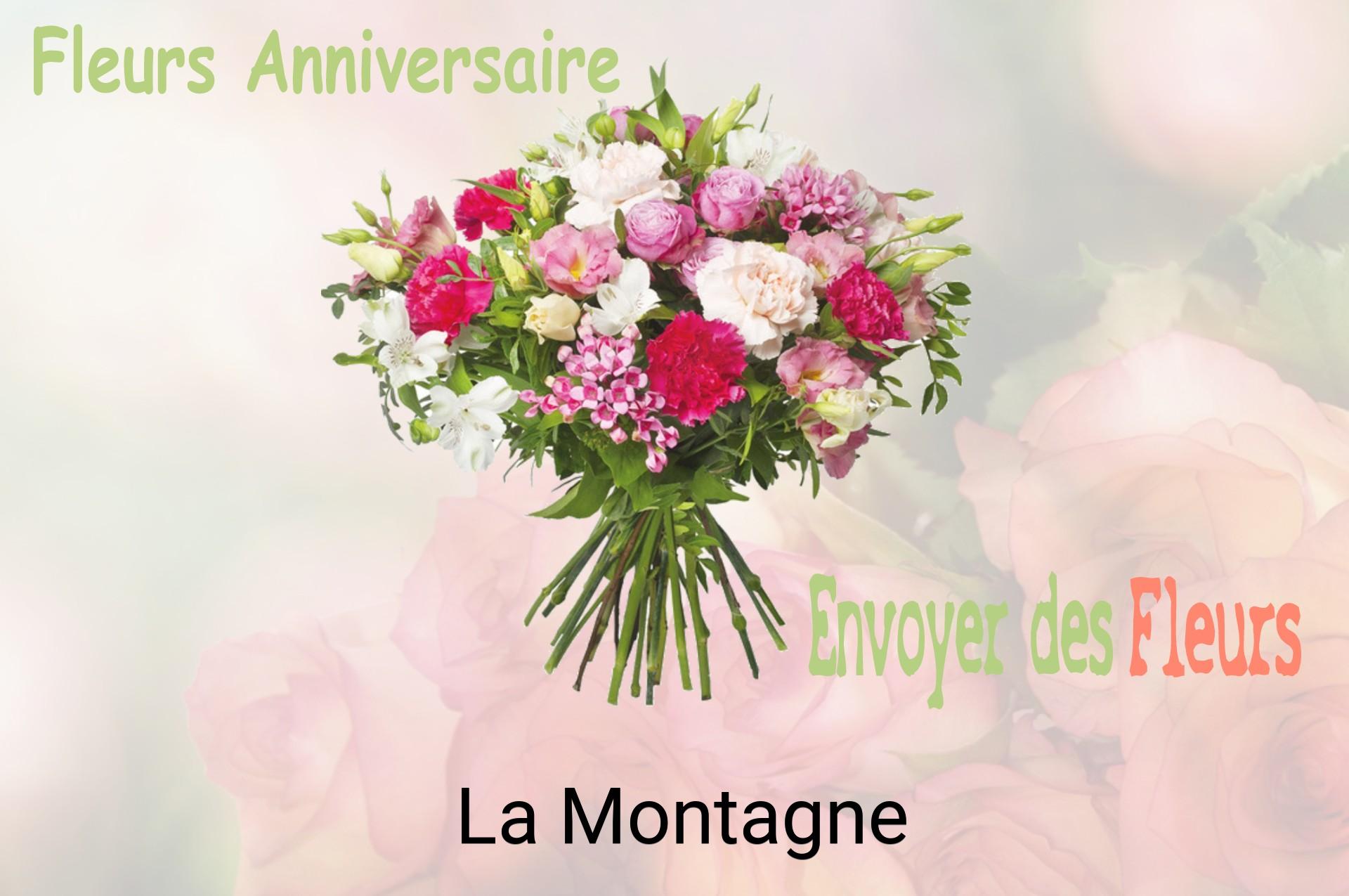 Bouquet de fleurs d’anniversaire livré à La Montagne